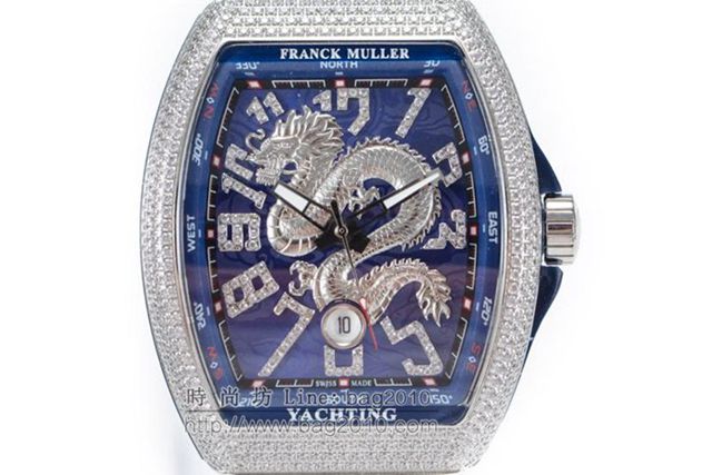 Franck Muller手錶 法蘭克穆勒V45遊艇龍騰圖系列 法蘭克穆高端機械男表 法蘭克穆最新版本男士腕表  hds1414